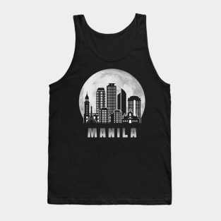 Manila NCR Skyline Full Moon Tank Top